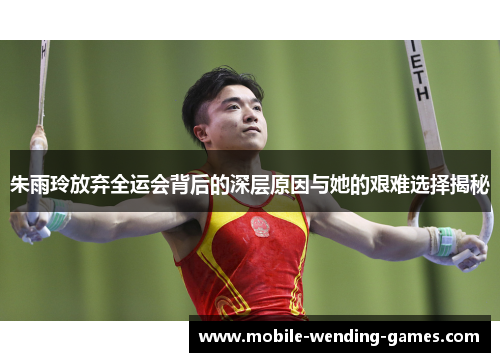 朱雨玲放弃全运会背后的深层原因与她的艰难选择揭秘