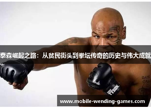 泰森崛起之路：从贫民街头到拳坛传奇的历史与伟大成就