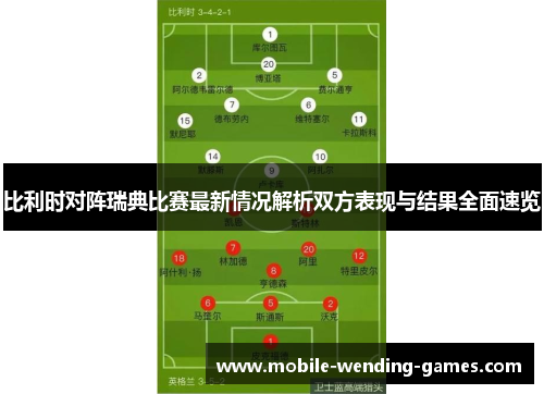 比利时对阵瑞典比赛最新情况解析双方表现与结果全面速览