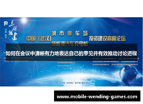 如何在会议中清晰有力地表达自己的意见并有效推动讨论进程